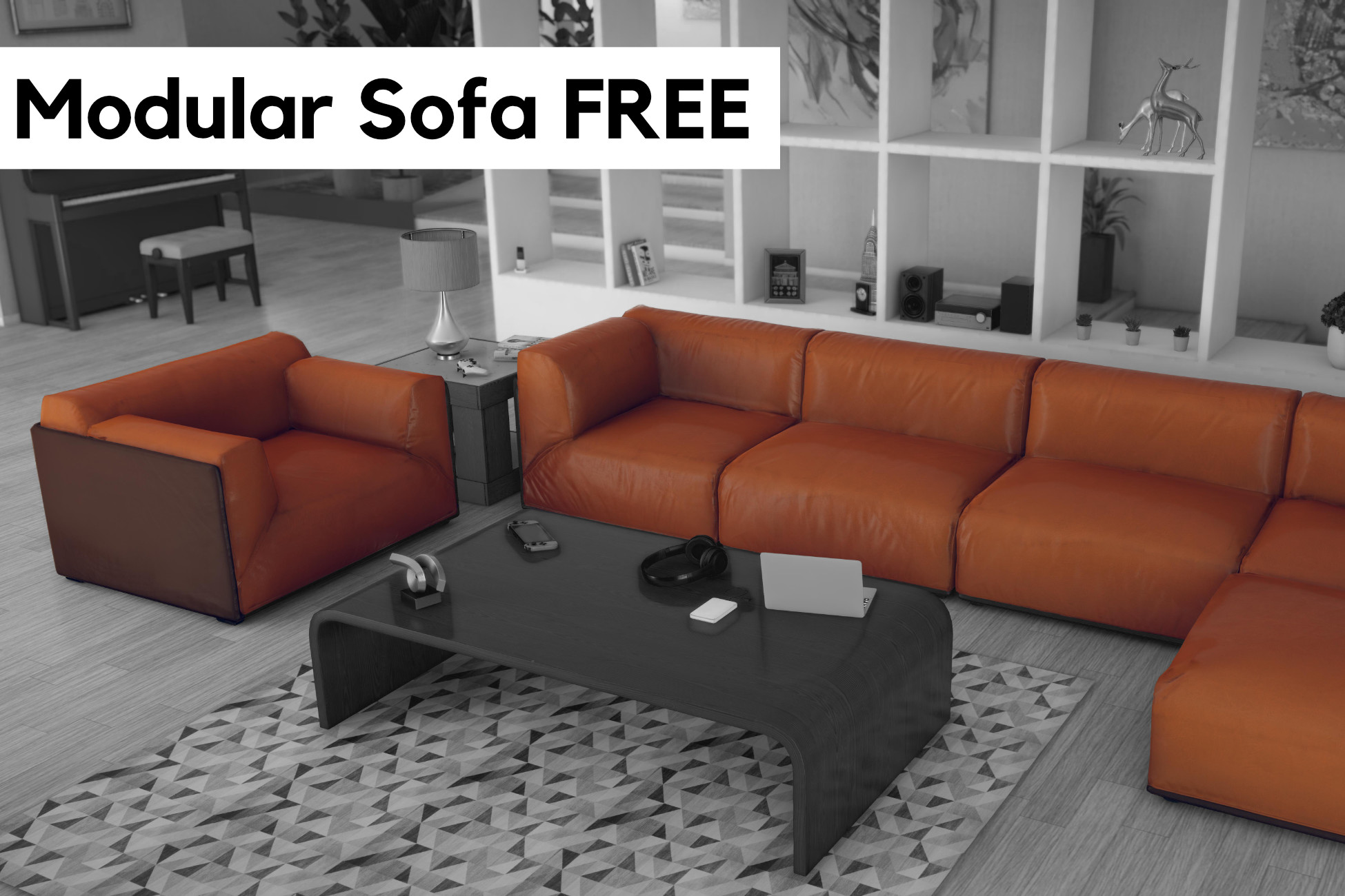Modular Sofa FREE | 3D Furniture | Unity Asset Store