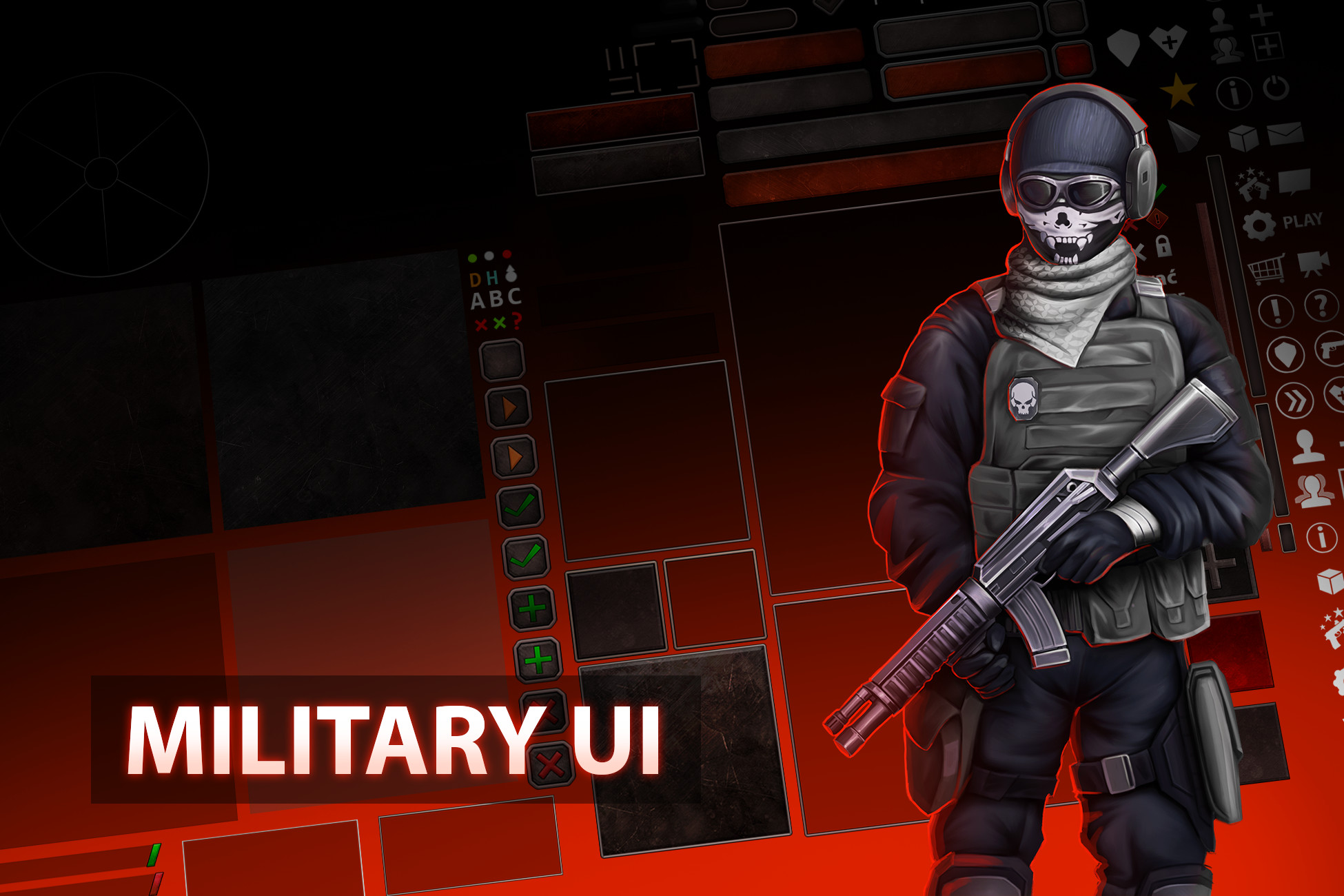 Military UI | GUI Tools | Unity Asset Store