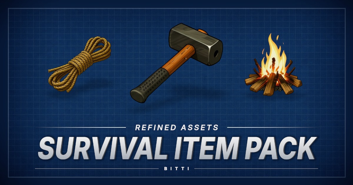BITTI_Survival Item Pack | 2D Icons | Unity Asset Store