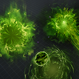 Realistic Poison Magic Spell FX