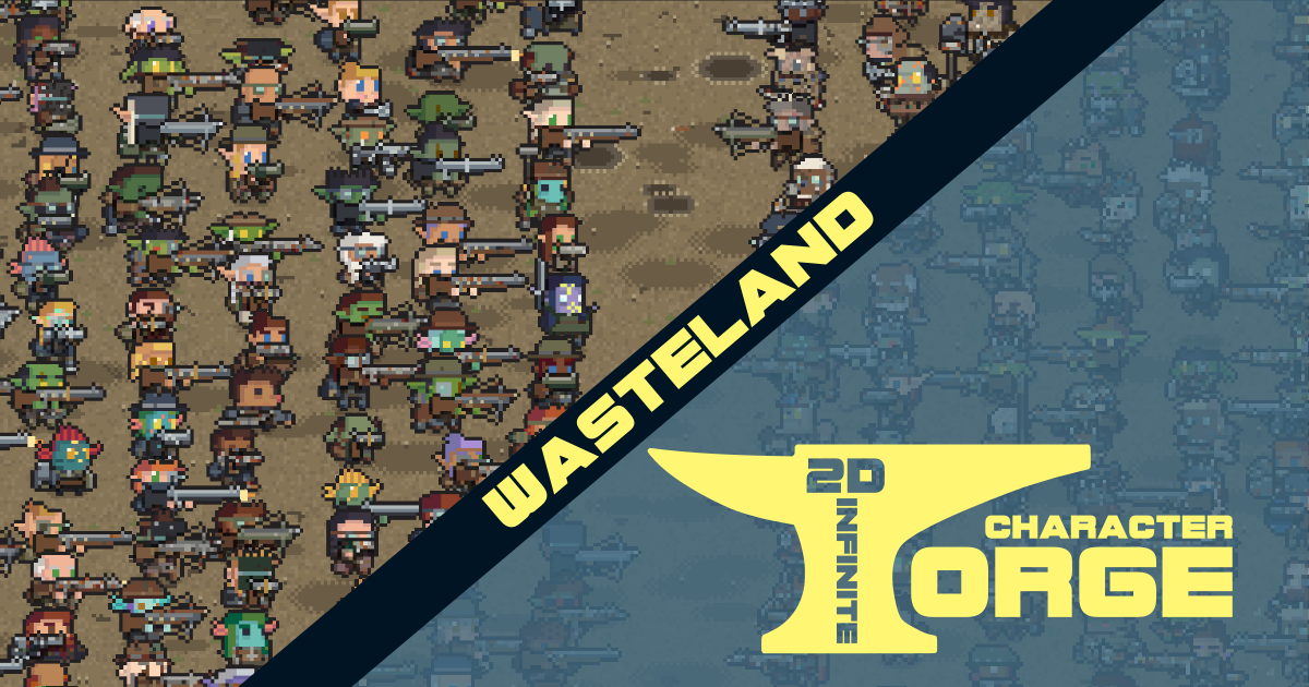 2D Infinite Character Forge - Wasteland | 2D Characters | Unity Asset Store