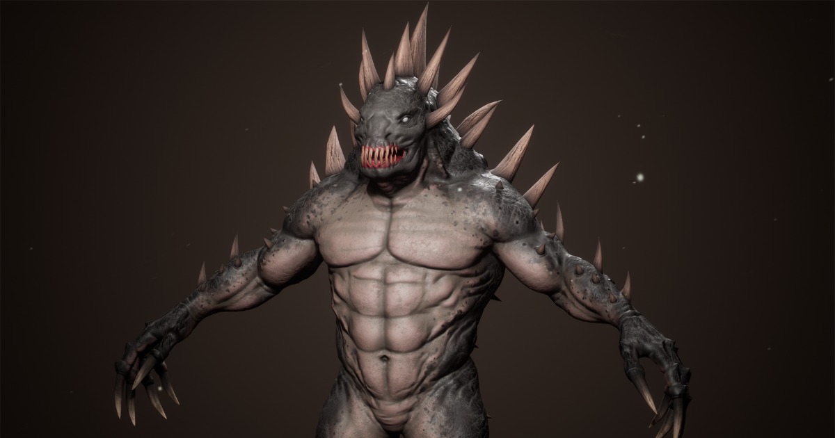 Horned Monster Mutant | 3D Creatures | Unity Asset Store