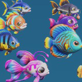 Low Poly Fish Pack — 25 Game-Ready Fish