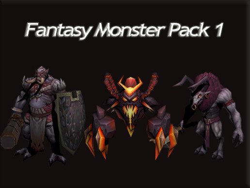 Fantasy Monster Pack 1 | 3D Characters | Unity Asset Store