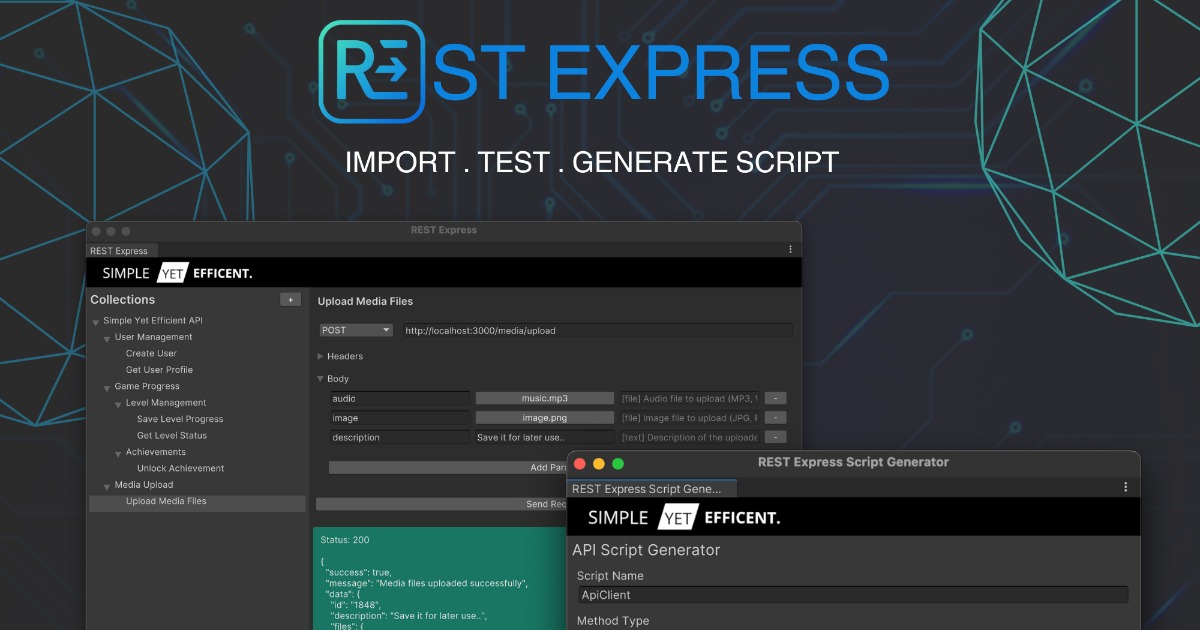 REST Express | Network | Unity Asset Store