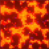 Stylized 2D & Pixel Magma & lava Shader