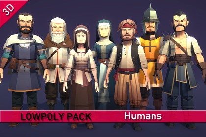 LowpolyPack_Humans