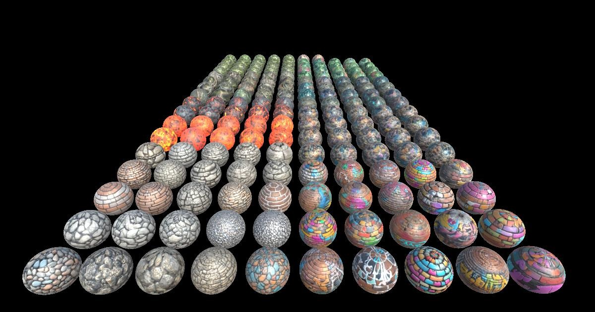 Material Pack 160+ High-Quality PBR Materials Collection | 2D Textures & Materials ...