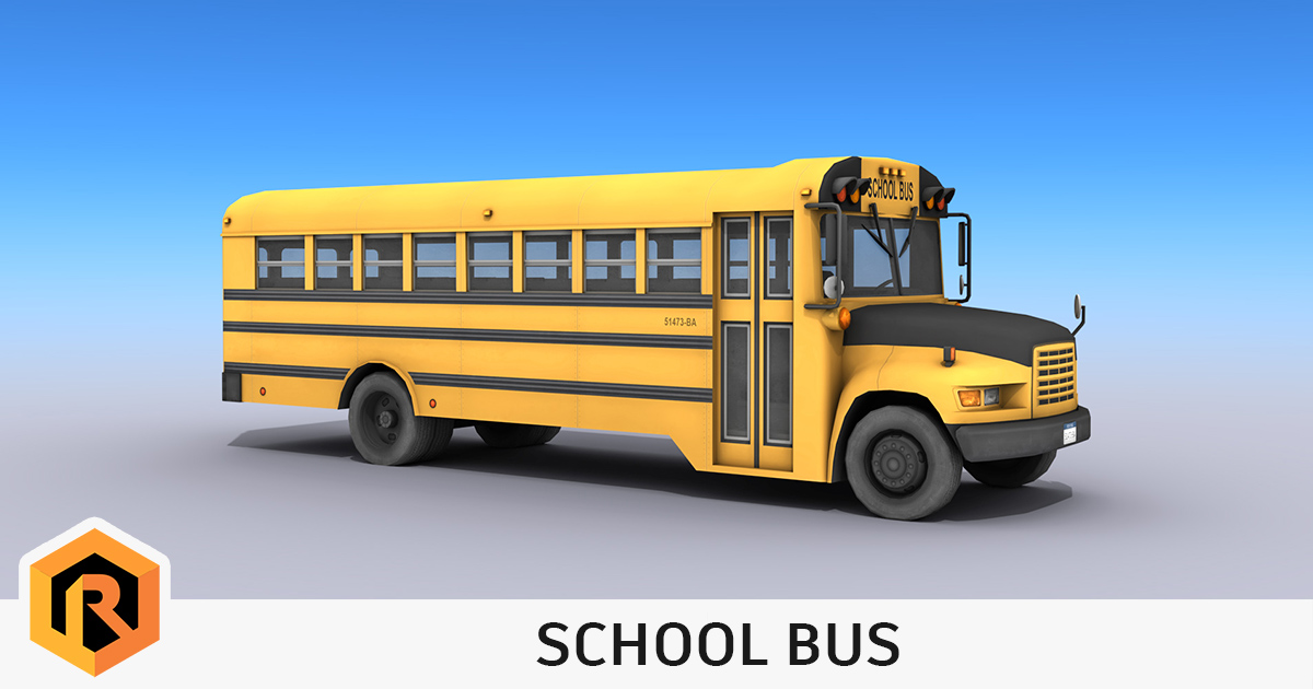 School Bus | 3D Vehicles | Unity Asset Store