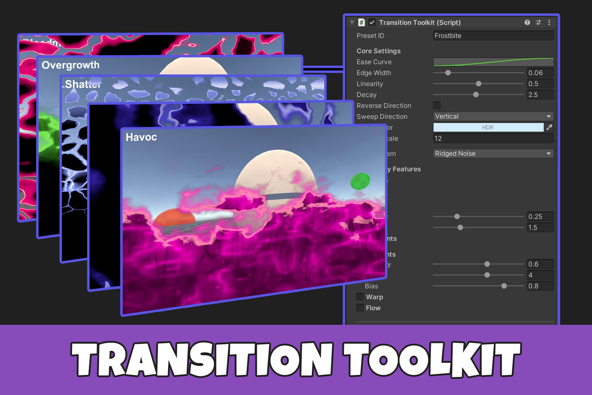 Transition Toolkit | Camera | Unity Asset Store