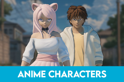 Cartoon Anime Characters