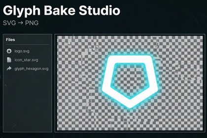 Glyph Bake Studio (SVG → PNG)