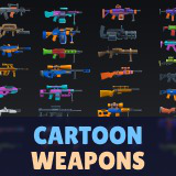 Cartoon Weapons - Low Poly 3D Models Pack