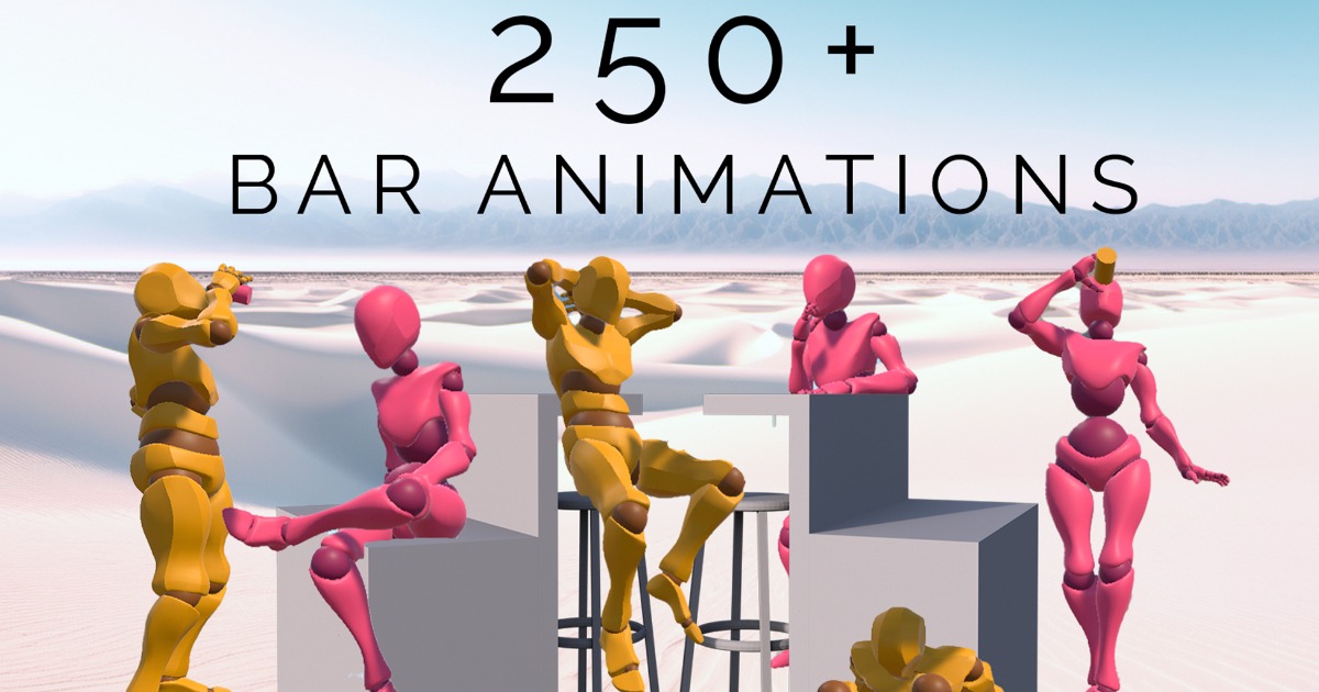 250+ Bar Animations | 3D Animations | Unity Asset Store