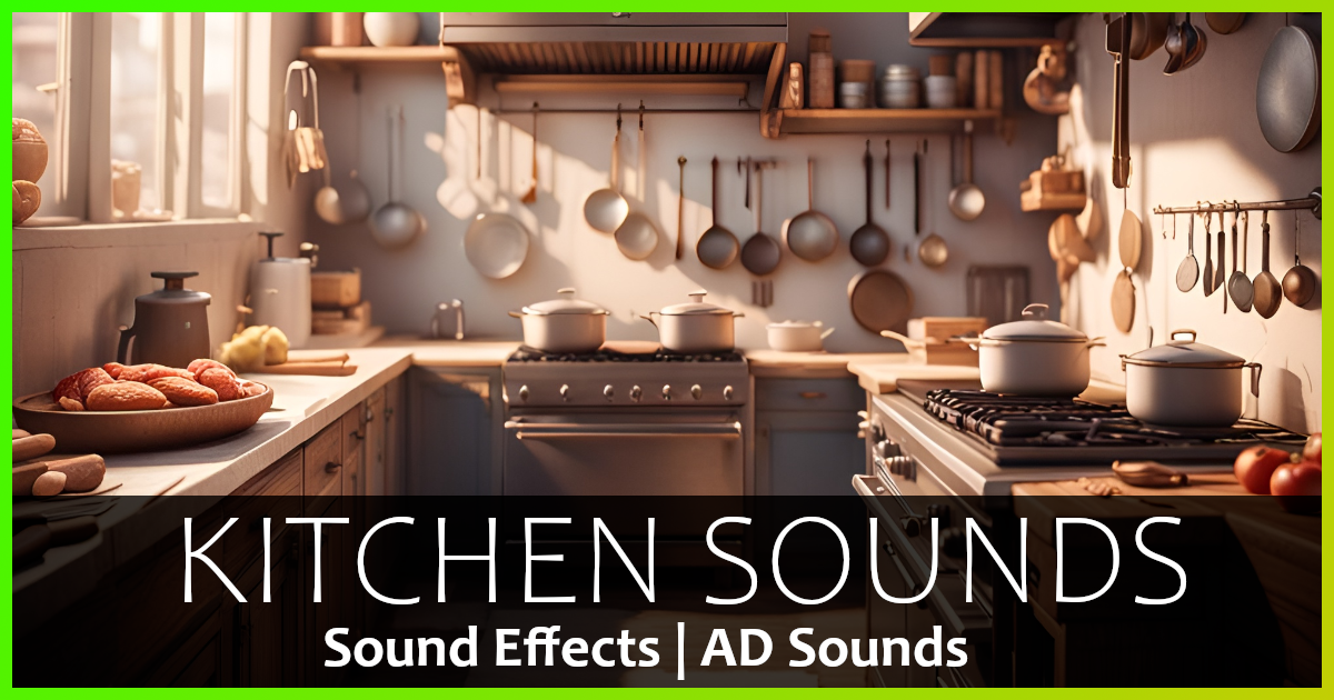 Kitchen Sounds Sound Effects Audio Sound FX Unity Asset Store
