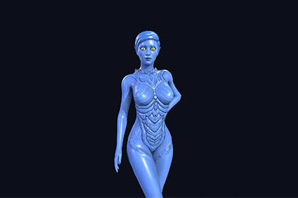Alien girl