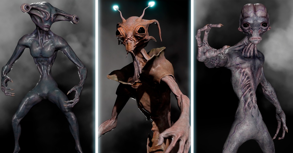 Alien Pack 3 Characters | 3D Characters | Unity Asset Store