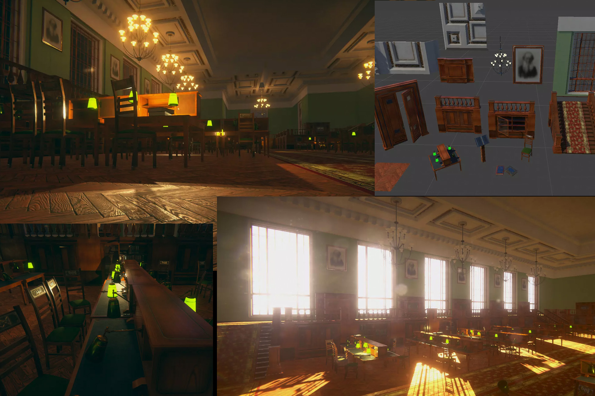 Library Reading Room (URP) | 3D Urban | Unity Asset Store