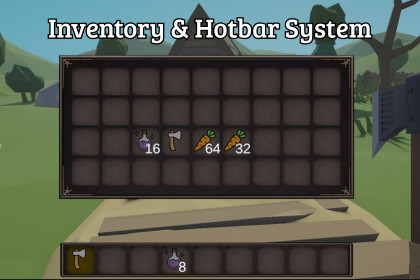 Drag & Drop Inventory & Hotbar Framework
