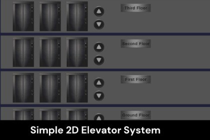 Simple 2D Elevator System