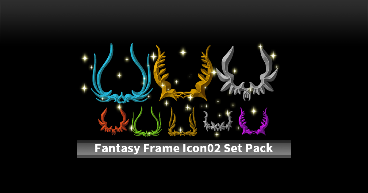 Unity Frame Png Fantasy Frame Icon02 Set Pack | 2D Icons | Unity Asset Store