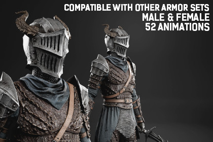 Dragon Knight - Male and Female