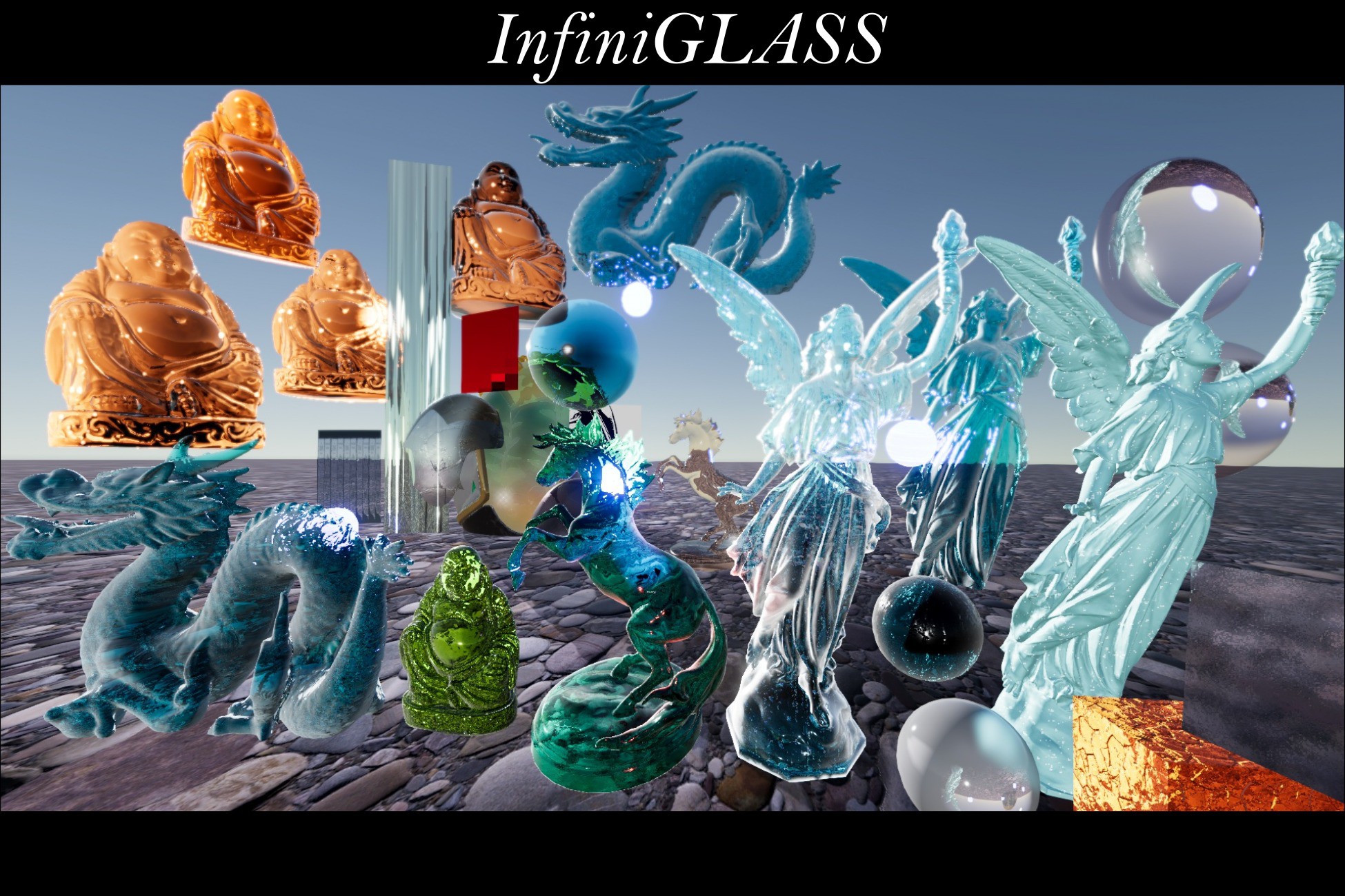 InfiniGLASS URP - Density based refractions and Subsurface scattering, image 1