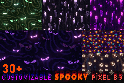 Spooky Pixel BG