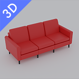 Low Poly Couches Pack