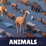 Animals - Low Poly 3D Models Pack