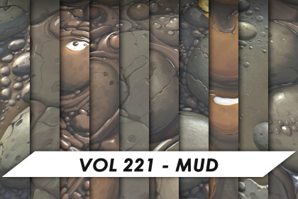Stylized Textures - Vol 221 - Mud