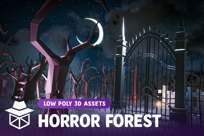 Low Poly Horror Forest
