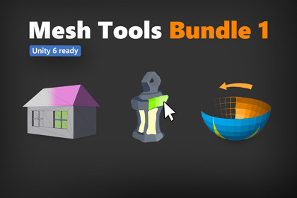 Mesh Tools Bundle 1 - Extract, Double-Sided, Material Painter
