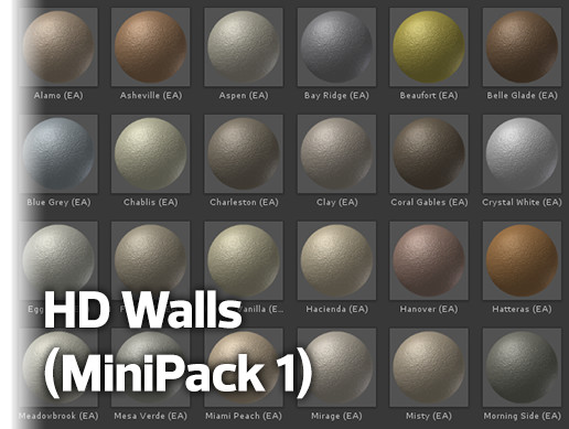 HD Walls (MiniPack 1) | 2D 텍스처 및 소재 | Unity Asset Store