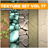 Texture Set Vol.77 Hand Painted Ground