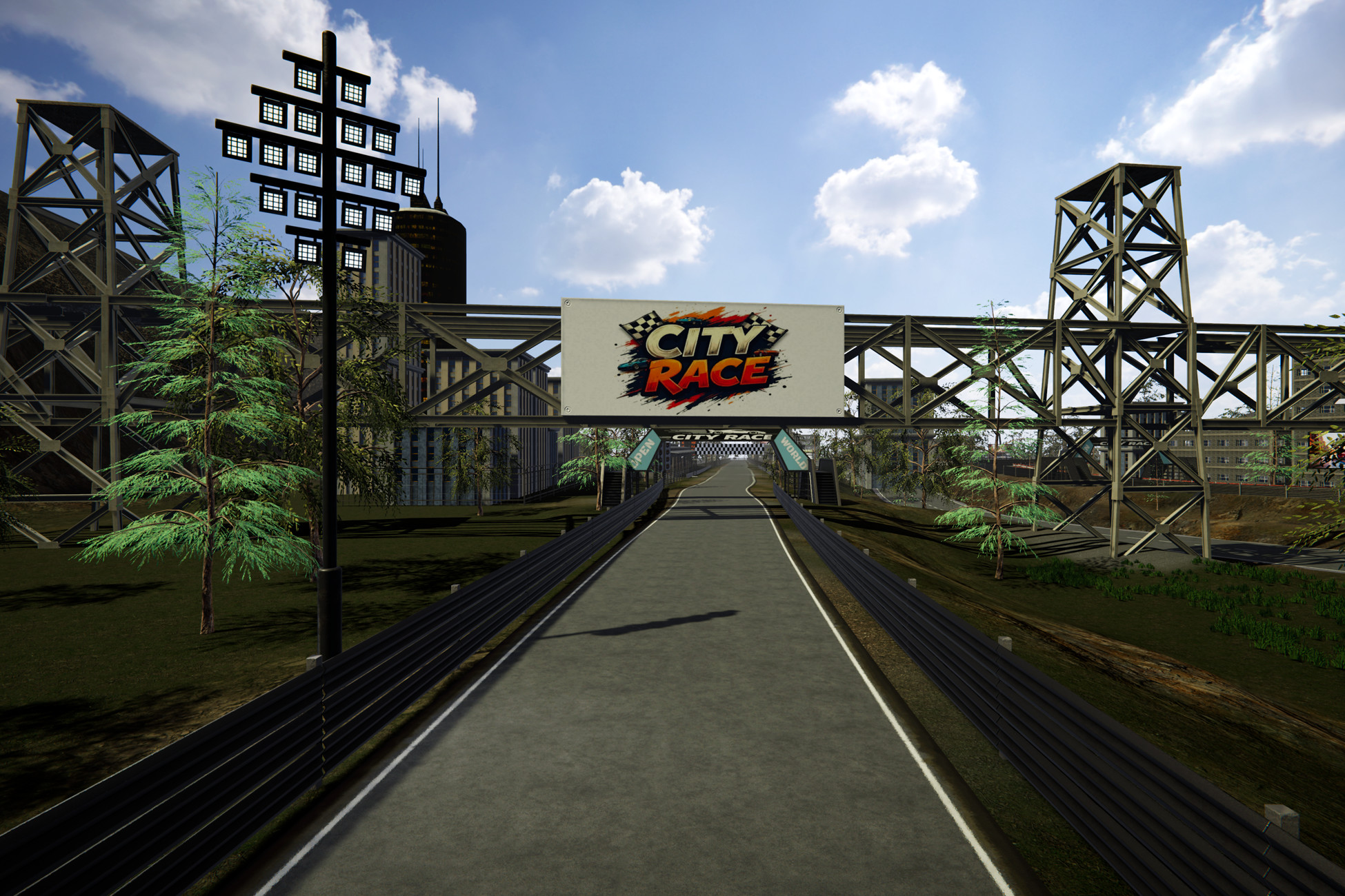 Racing Track - City (URP) | 3D Urban | Unity Asset Store