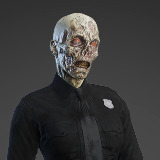 Zombie police girl
