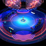 Esports Stage Environment - Futuristic 3d Arena Interior (Gaming Tournament Cup)