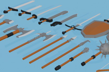 Medieval Lowpoly Weapon Pack