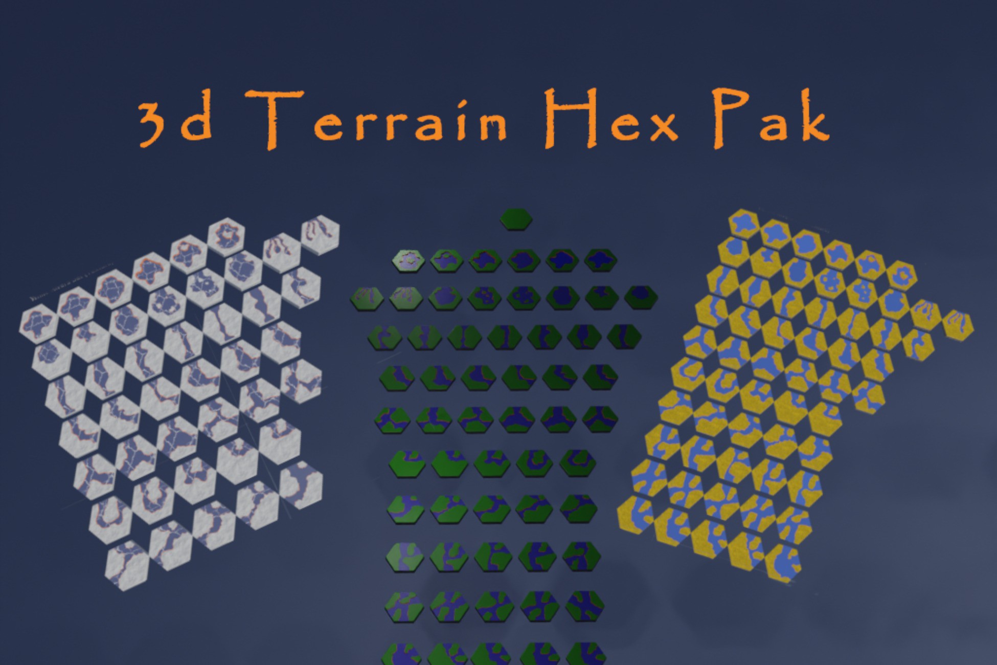 3d Terrain Hex Pak - Rivers | 3D Environments | Unity Asset Store