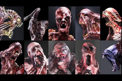 Alien Zombies Enemy Big Pack
