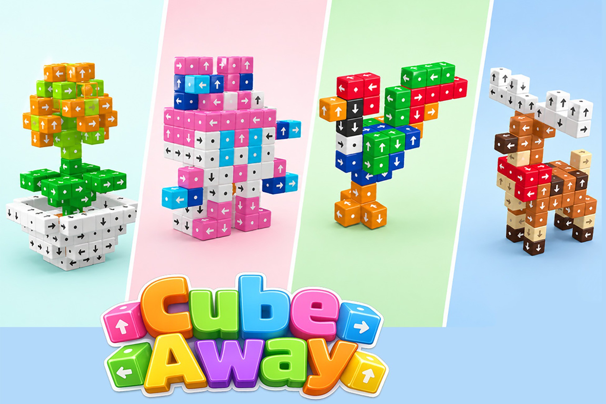 Cube Arrow Away: 3D Blocks Puzzle