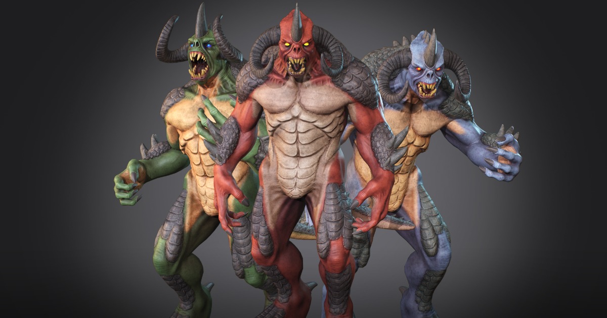 Creature Demon _03 | 3D Creatures | Unity Asset Store