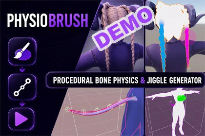 PhysioBrushDemo: Procedural Bone Physics generator