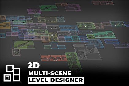 2D Multi Scene Level Designer: MetroidVania/RPG WorldBuilder