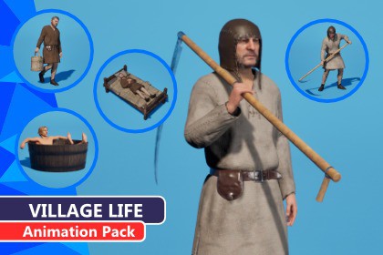 MC Village Life - Believable 3D Animations by MoCap Central