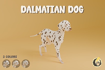 Animated Dalmatian Dog