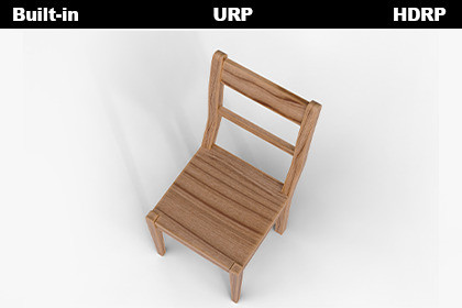 Game Ready Wooden Chair with PBR Textures