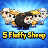 5 Fluffy Sheep 2D Animated Character Pack