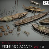 Medieval Fishing Boats Pack Vol. 1 – Fishing Tools & Traps